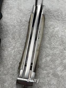 Vintage German GML Multi Use Hunting Fixed Blade / Folding Blade Sheath Knife