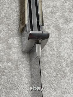 Vintage German GML Multi Use Hunting Fixed Blade / Folding Blade Sheath Knife