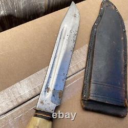 Vintage German Made Sword & Shield Hunting Knife