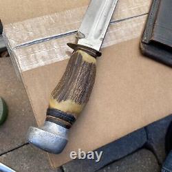 Vintage German Made Sword & Shield Hunting Knife