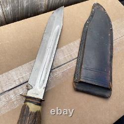 Vintage German Made Sword & Shield Hunting Knife