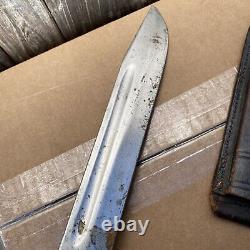 Vintage German Made Sword & Shield Hunting Knife