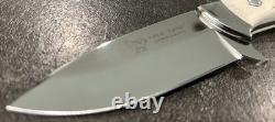 Vintage HEN & ROOSTER German Stag Antler HR-3132 Fixed Knife Sheath & Box MINT