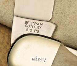 Vintage HEN & ROOSTER Solingen Yukon Folding Hunter Knife Bone Handles Mint