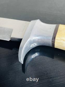 Vintage HOFFRITZ SOLINGEN GERMANY ORIGINAL BOWIE Knife Stag Handle