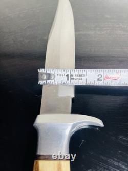 Vintage HOFFRITZ SOLINGEN GERMANY ORIGINAL BOWIE Knife Stag Handle