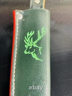 Vintage HOFFRITZ SOLINGEN GERMANY ORIGINAL BOWIE Knife Stag Handle