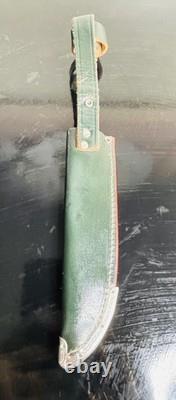 Vintage HOFFRITZ SOLINGEN GERMANY ORIGINAL BOWIE Knife Stag Handle