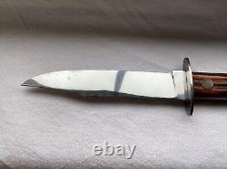 Vintage Hammer Brand Fixed Blade Knife c1938-1941 with a Sheath Made In USA
