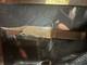 Vintage Hand Made Bowie Knife with wood sheath really cool