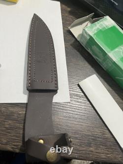 Vintage Hen & Rooster HR5008 Spain Stag Hunting Knife Fixed 6.75 Blade Knife