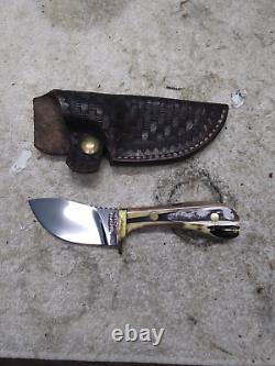 Vintage Hibben Knives Alaska Custom Made Fixed Blade Hunting Knife 1970-75