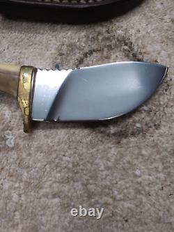 Vintage Hibben Knives Alaska Custom Made Fixed Blade Hunting Knife 1970-75