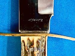 Vintage Hoffritz Stag Handled Original Bowie Knife Solingen Germany Anton Wingen