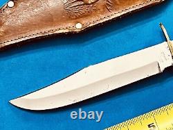 Vintage Hoffritz Stag Handled Original Bowie Knife Solingen Germany Anton Wingen