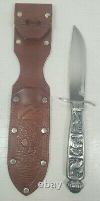 Vintage Hunting Knife Pewter HS Norway Rare