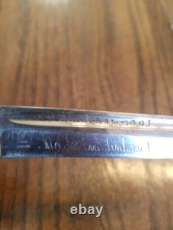 Vintage Iisakki Järvenpää Horsehead Puukko Knife withSheath