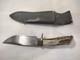Vintage Indian Ridge Sheffield England Stag Handle Fixed Blade Hunting Knife