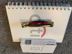 Vintage J A Henckels 4 Folding Lock Back Hunting Knife NOS Red Bone Rare
