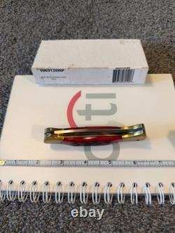 Vintage J A Henckels 4 Folding Lock Back Hunting Knife NOS Red Bone Rare