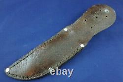 Vintage J. Rodgers & Sons Sheffield England Hunting Knife with Sheath