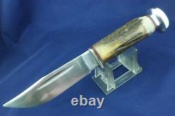 Vintage J. Rodgers & Sons Sheffield England Hunting Knife with Sheath