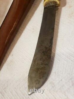 Vintage J Russell & Co Green River Works Carbon Steel Skinning Hunting Knife