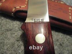 Vintage James Lile Early L1 Skinning Knife Jimmy Lile The Arkansas Knifesmith