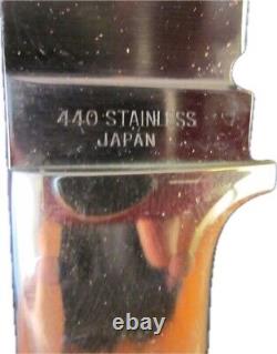Vintage Japanese Japan Made Handmade Small Hunting Knife with Sheath Box