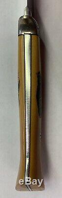 Vintage Jimmy Lile Hunter Knife, 4 Blade 4 1/2 Handle. Used