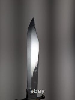 Vintage KA-BAR 1210 Bowie Knife Leather Sheath Hunting Knife USA Hunter