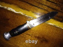Vintage KA-BAR Union Cutlery Co. Olean NY. Fixed Blade Knife 1927-1945 Unique