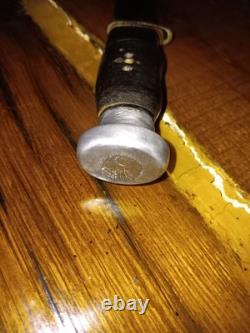 Vintage KA-BAR Union Cutlery Co. Olean NY. Fixed Blade Knife 1927-1945 Unique