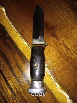 Vintage KA-BAR Union Cutlery Co. Olean NY. Fixed Blade Knife 1927-1945 Unique