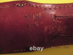 Vintage Ka-bar Fixed Blade Knife Union Cutlery Co. Olean, N. Y. With Sheath G. C