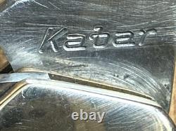 Vintage Kabar 1184 Folding Hunter Rare Serrated Skinner USA Knife