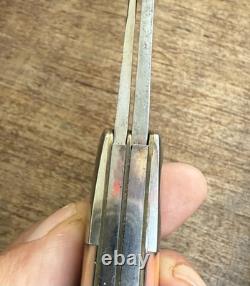 Vintage Kabar 1184 Folding Hunter Rare Serrated Skinner USA Knife