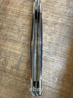Vintage Kabar 1184 Folding Hunter Rare Serrated Skinner USA Knife