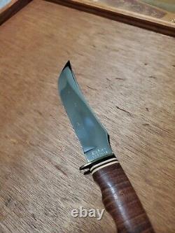 Vintage Kabar 1237 USA Hunting Knife With Sheath