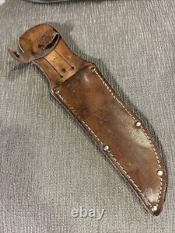 Vintage, Kabar, Union Cutlery Co, Olean NY, Sheath