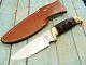 Vintage Kershaw Japan Finger Groove 1034 Elk Hunter Field Hunting Knife Knives