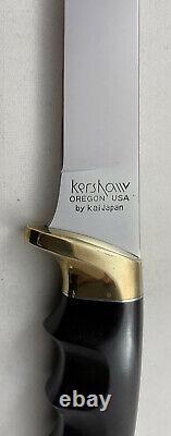 Vintage Kershaw Knife 1031, Original Brown Leather Sheath