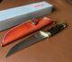 Vintage Kershaw Knife 1034 Elk Hunter Field Knife with Sheath and Original Box