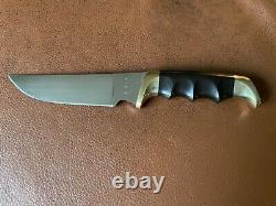 Vintage Kershaw Knife 1034 Elk Hunter Field Knife with Sheath and Original Box