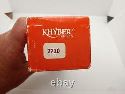 Vintage Khyber 2720 fixed blade knife. NIB. MINT