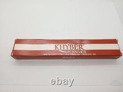 Vintage Khyber 2720 fixed blade knife. NIB. MINT