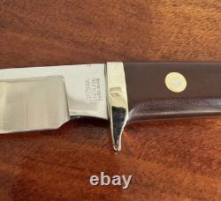 Vintage Khyber Drop Point Hunting Knife #2650 Japan 4 Blade with Sheath