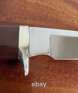 Vintage Khyber Drop Point Hunting Knife #2650 Japan 4 Blade with Sheath