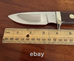 Vintage Khyber Drop Point Hunting Knife #2650 Japan 4 Blade with Sheath