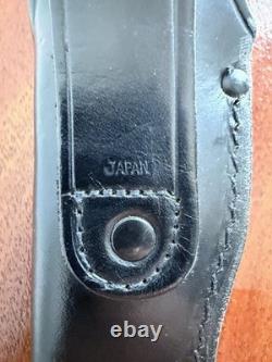 Vintage Khyber Drop Point Hunting Knife #2650 Japan 4 Blade with Sheath